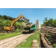 Plaquette forestière par camion souffleur 30m3 - Bois de chauffage et bois bûches - Piskorski