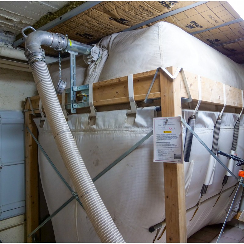 Granulés Bois Chauffage 75kg - 100% Naturel - Certifié EN PLUS A1 - 5 Sacs
