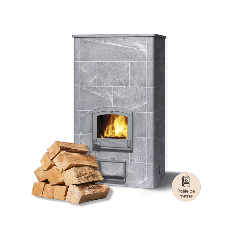 Bois De Chauffage Mixte 30 Kg - Hêtre, Chêne, Bouleau, Pin, épicéa Pour Cheminée Et Poêle